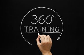 Training 360 Degrees Concept